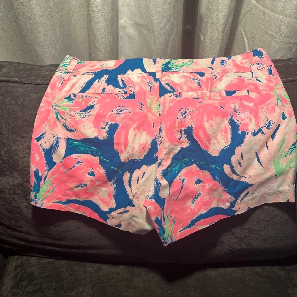 Lily Pulitzer Callahan shorts Size 4 excellent condition! - Picture 2 of 3